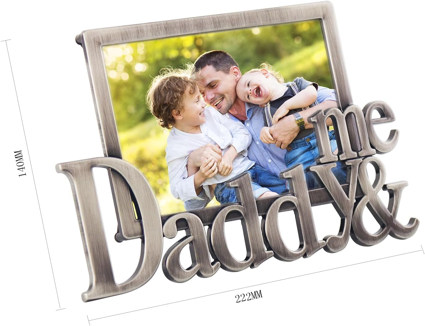 DADDY & ME DAD PICTURE FRAME-DAD GIFTS/DAD GIFTS from DAUGHTER/DAD BIRTHDAY GIFTS