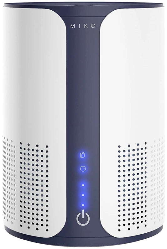 Miko Home Air Purifier with Multiple Speeds Timer True HEPA Filter, Wildfire Smoke, Allergens, Odors 925 SQFT Coverage