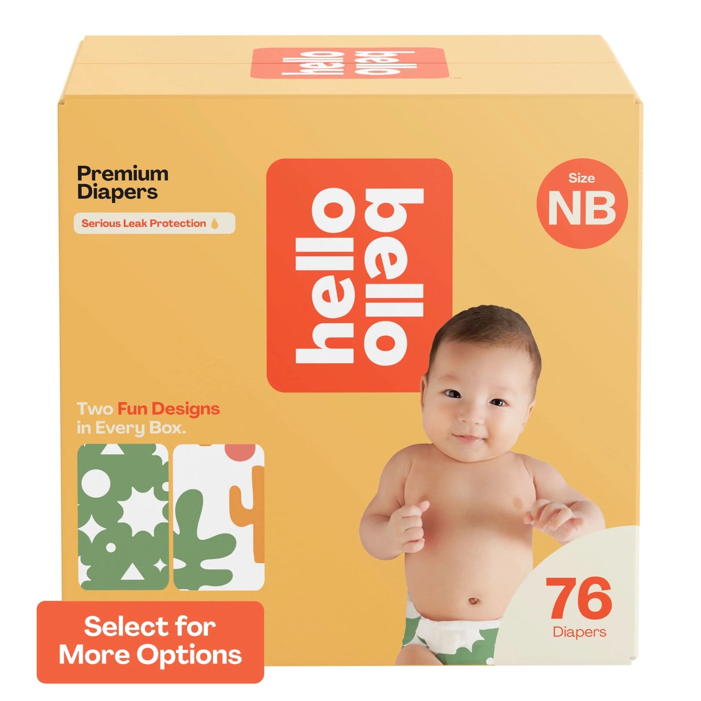 Hello Bello Premium Baby Diapers, Toddler Size 5, 48 Count (Select for More Options)