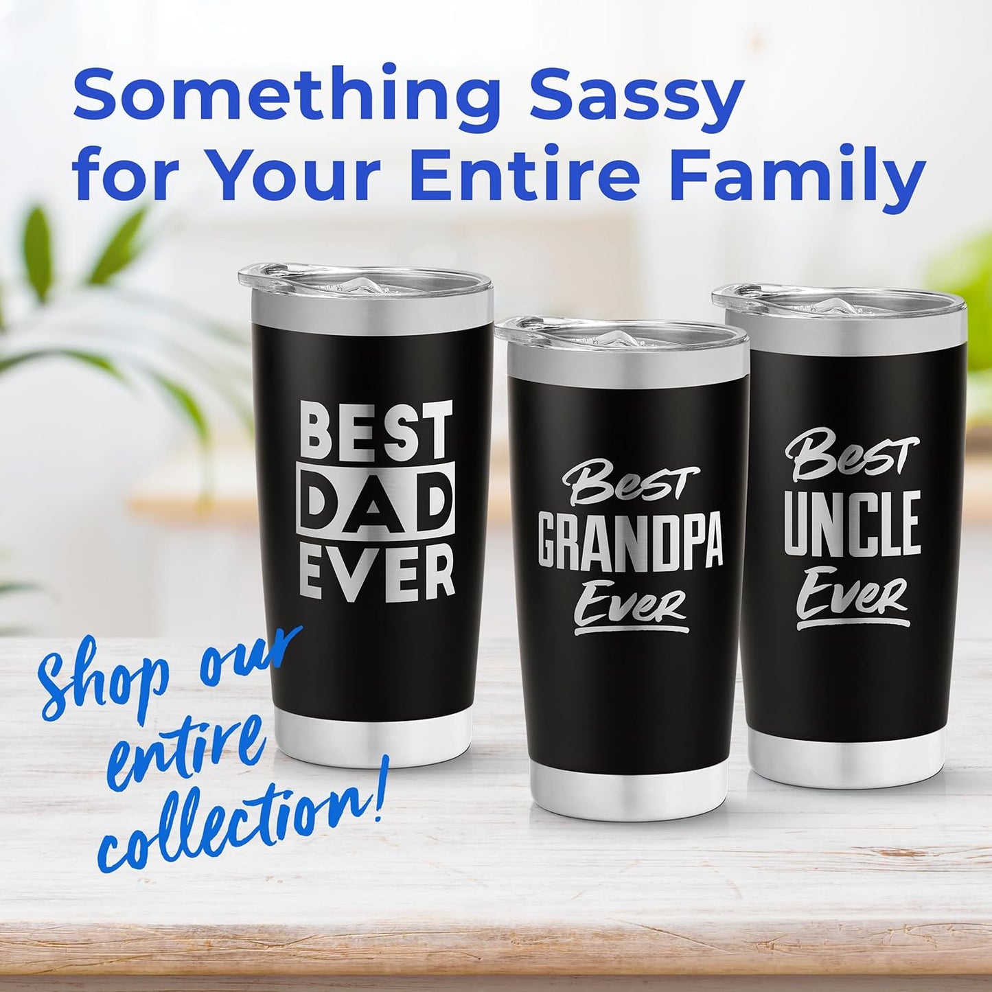 Stainless Steel Travel Mug, Best Bonus Dad Ever - 20 Oz Insulated Coffee Tumbler