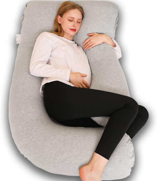 Pregnancy Pillows, U Shaped Full Body Pillow for Pregnancy 58 Inch Maternity Pillow for Pregnant Women, Pregnancy Must Haves Cooling Pregnancy Pillows for Sleeping