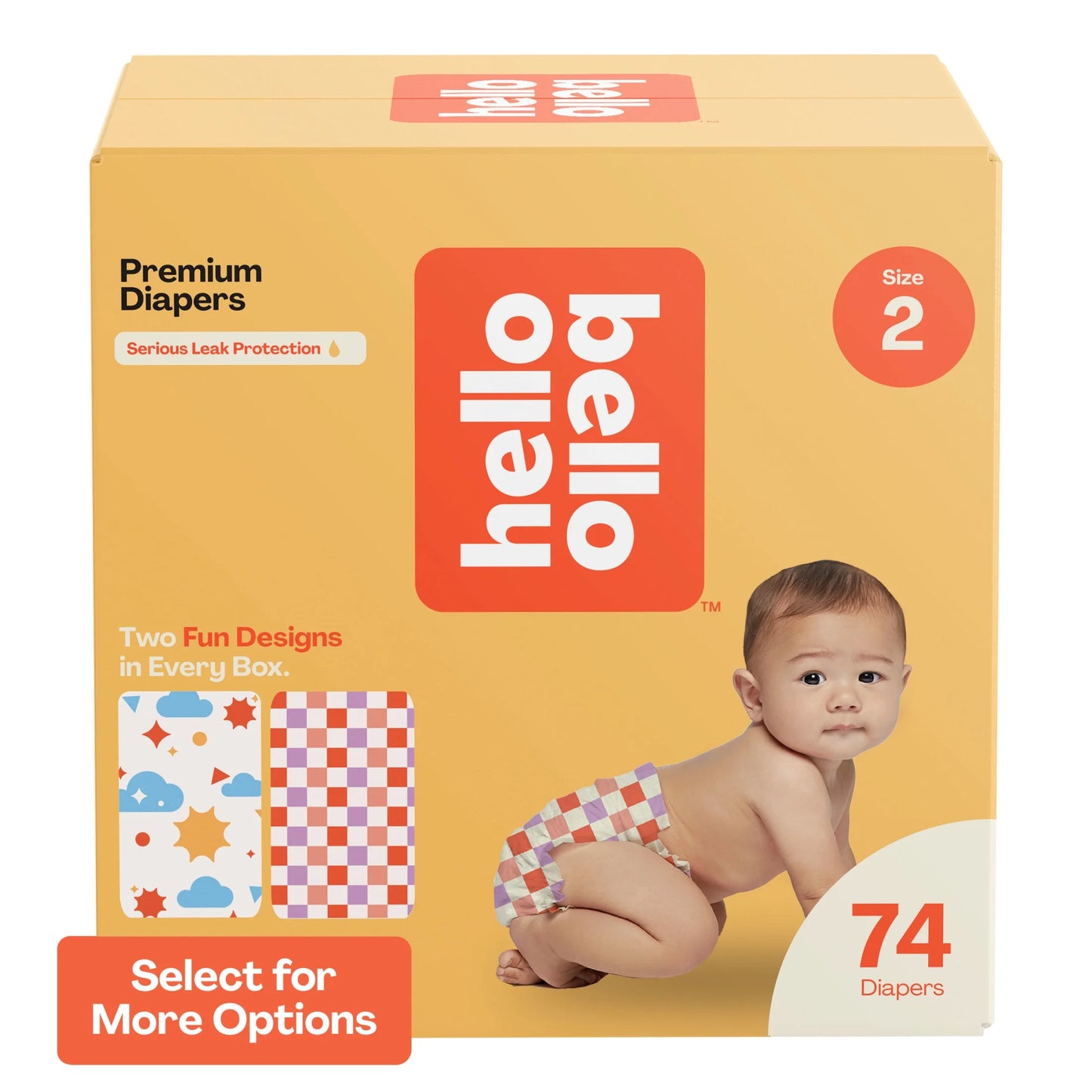 Hello Bello Premium Baby Diapers, Toddler Size 5, 48 Count (Select for More Options)