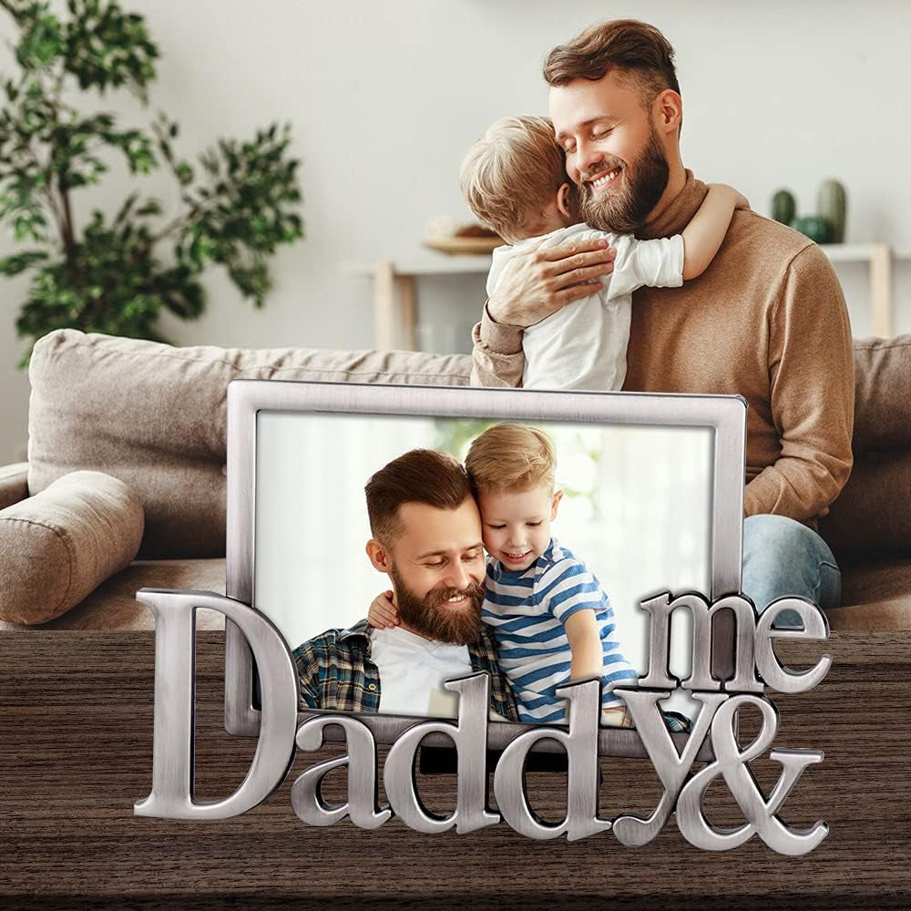 DADDY & ME DAD PICTURE FRAME-DAD GIFTS/DAD GIFTS from DAUGHTER/DAD BIRTHDAY GIFTS