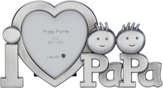 I Love Papa Picture Frame,Papa Gifts,Father Day Gifts 3X3 Inch