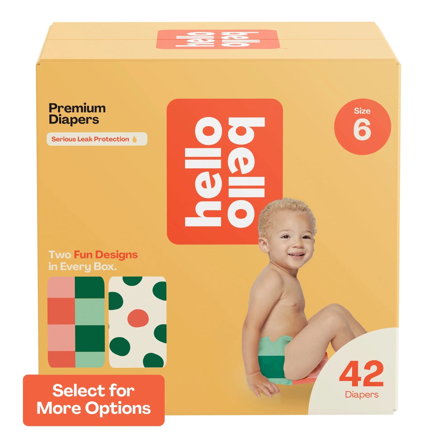 Hello Bello Premium Baby Diapers, Toddler Size 5, 48 Count (Select for More Options)