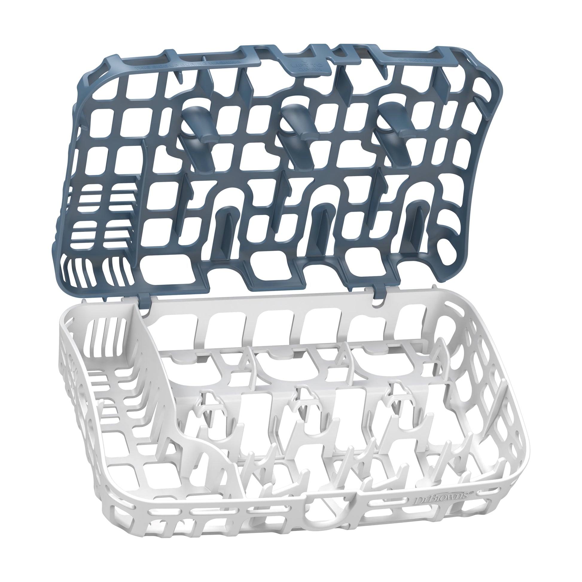 Dr. Brown'S Dishwasher Basket for Small Baby Bottle Parts, Pacifiers & Accessories, Blue, BPA Free