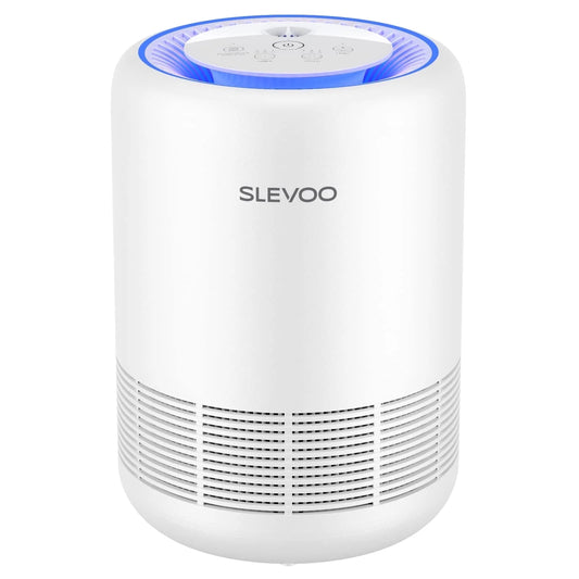 Slevoo Air Purifier BS 01, 450 Ft² H13 True HEPA Air Purifier, White