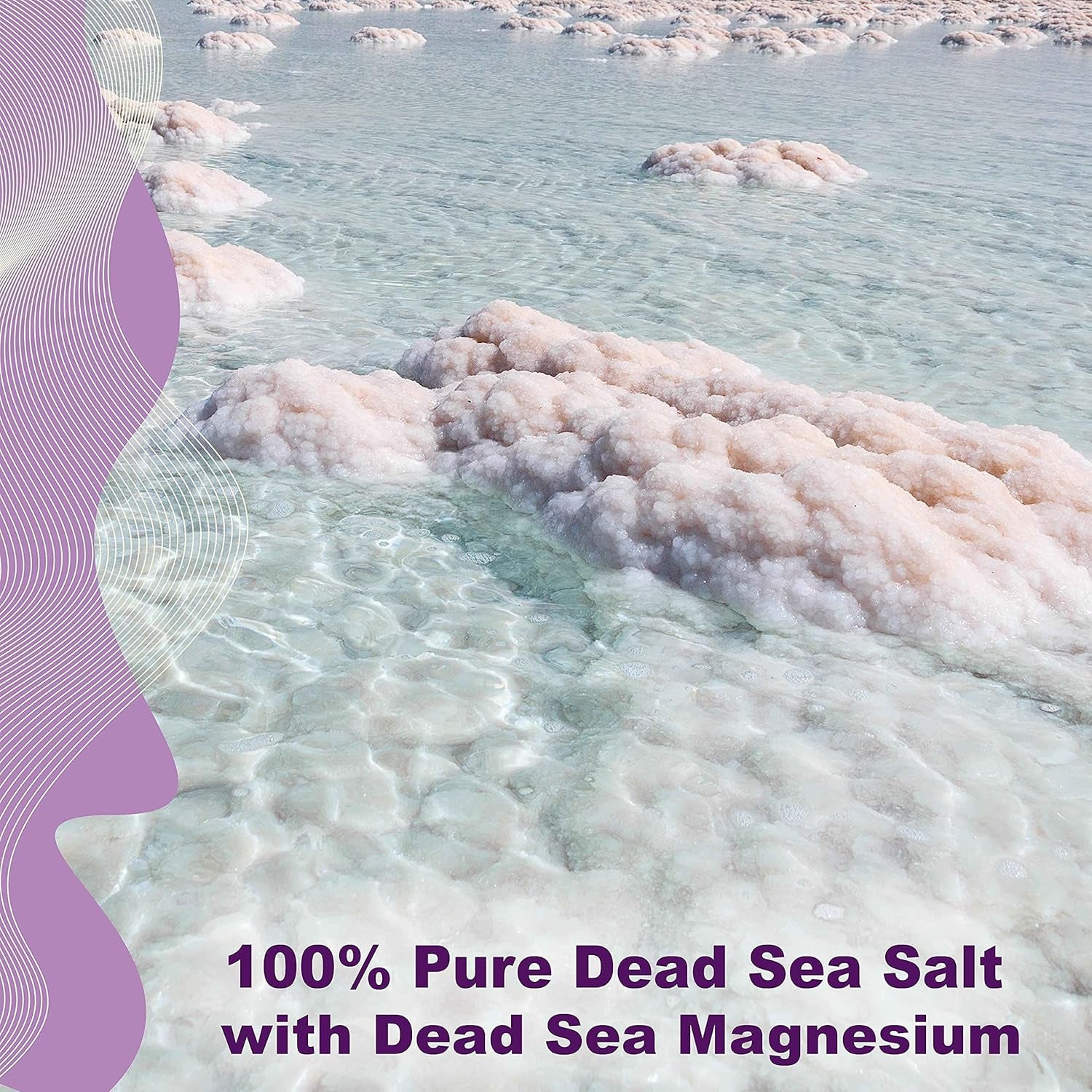 Pregnancy Bath Soak 3 LB - 100% Pure Magnesium Flakes with 21 Essential Dead Sea Minerals and Natural Lavender - Better Absorbing than Epsom Salt