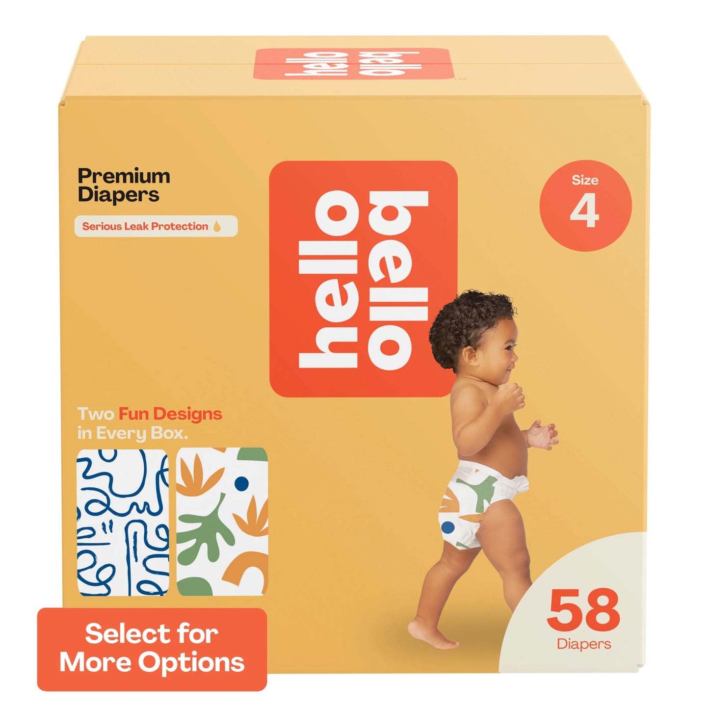 Hello Bello Premium Baby Diapers, Toddler Size 5, 48 Count (Select for More Options)