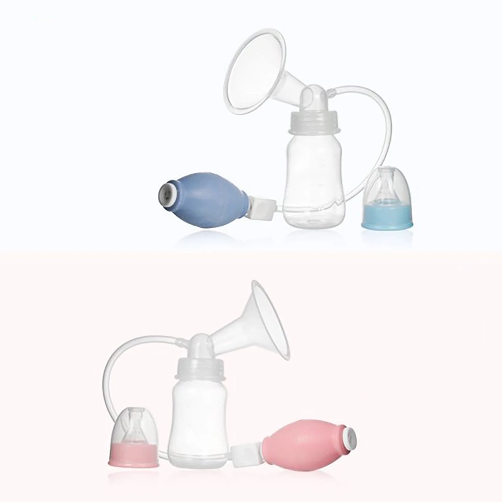 Ikeay Breast Pump 1Pc, Baby Bottle Maternal Products Strong Manual Simple Suction Bottle Rubber Material, Glass&Bottle