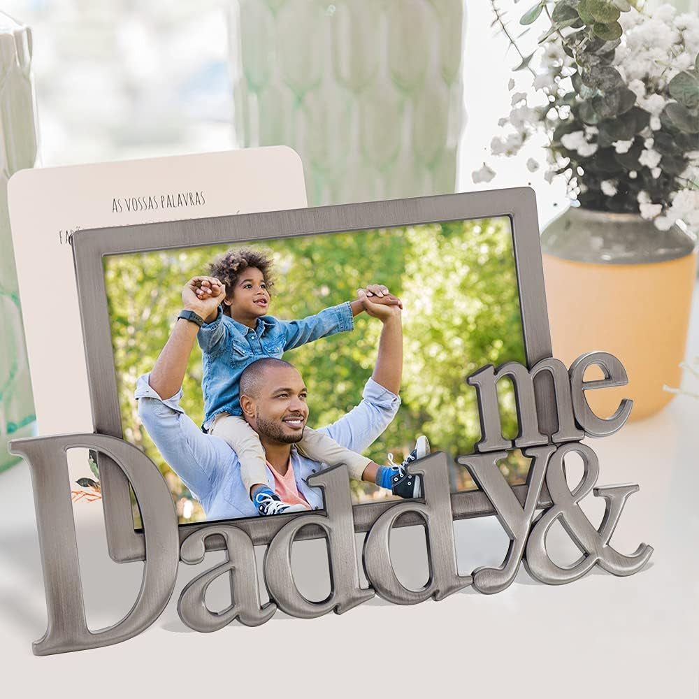 DADDY & ME DAD PICTURE FRAME-DAD GIFTS/DAD GIFTS from DAUGHTER/DAD BIRTHDAY GIFTS