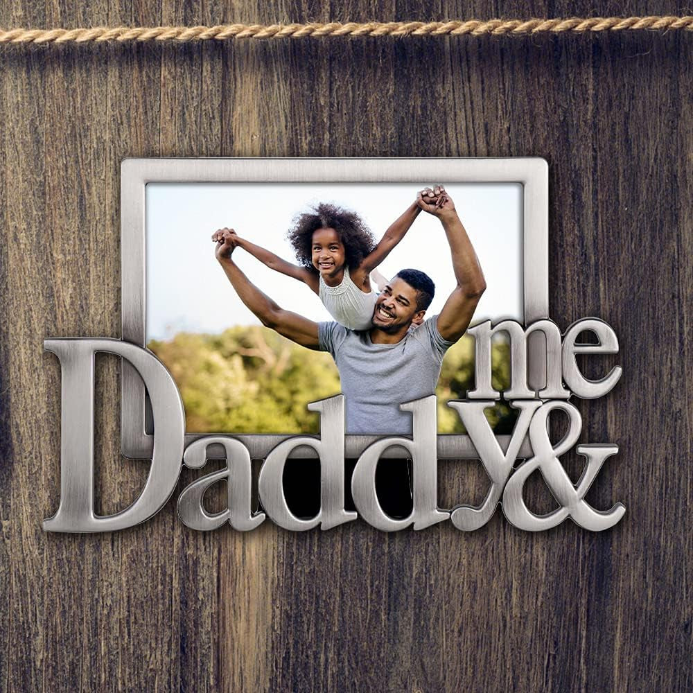 DADDY & ME DAD PICTURE FRAME-DAD GIFTS/DAD GIFTS from DAUGHTER/DAD BIRTHDAY GIFTS