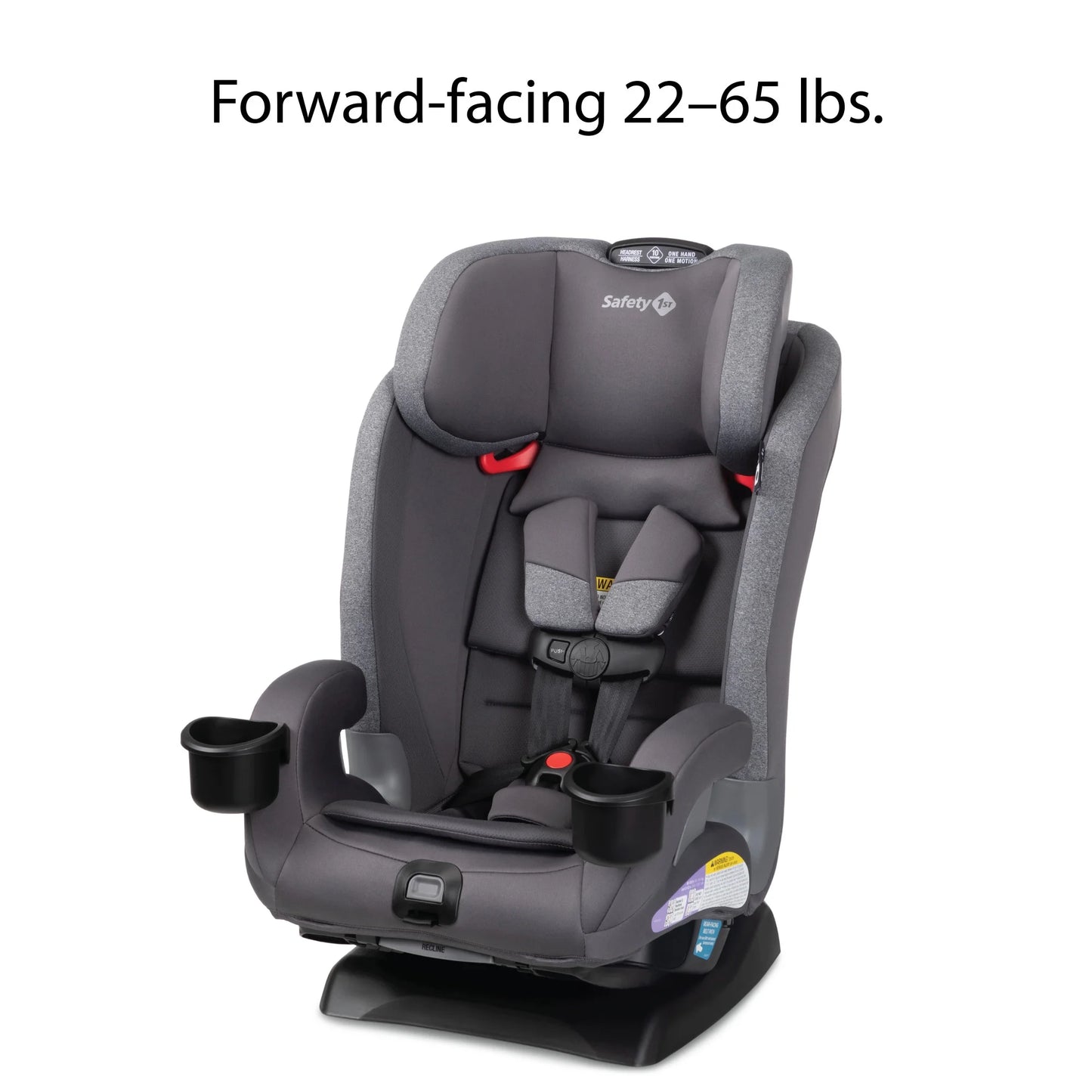 Safety 1St Slimride All-In-One Convertible Car Seat, Infant Car Seat, Toddler Car Seat, Grey