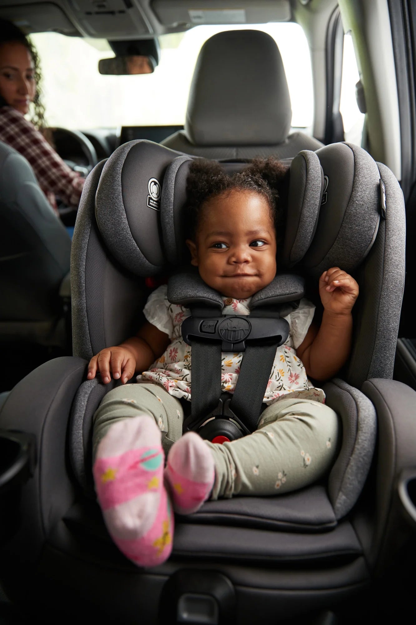 Safety 1St Slimride All-In-One Convertible Car Seat, Infant Car Seat, Toddler Car Seat, Grey