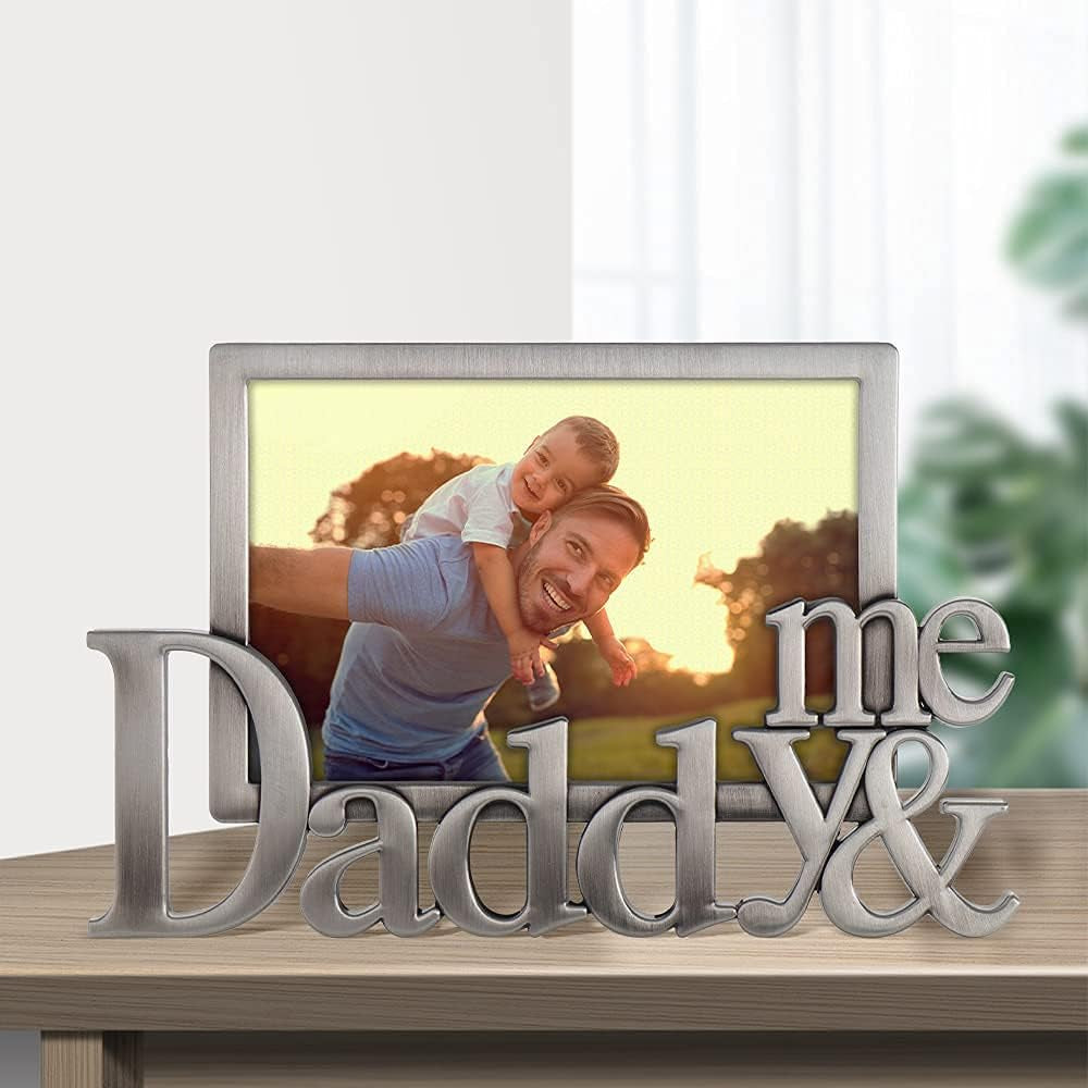 DADDY & ME DAD PICTURE FRAME-DAD GIFTS/DAD GIFTS from DAUGHTER/DAD BIRTHDAY GIFTS