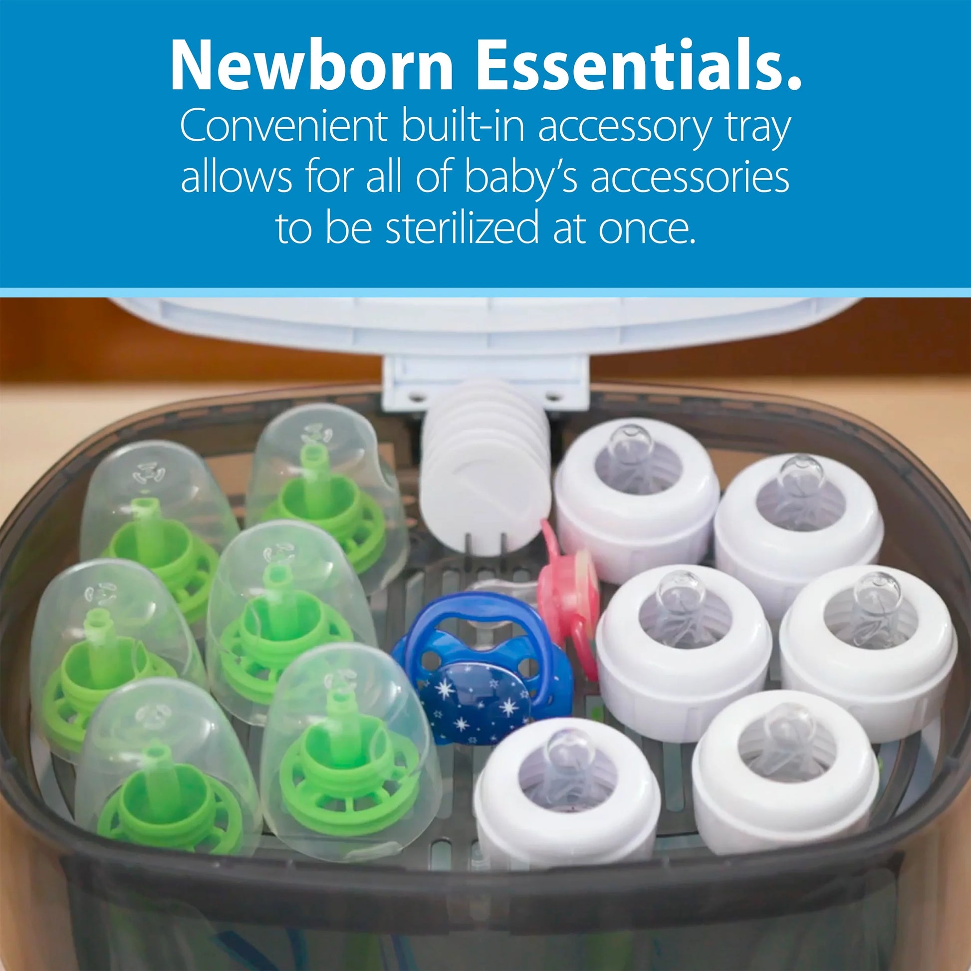 Dr. Brown'S Deluxe Electric Sterilizer for Baby Bottles, Nipples, & Other Baby Essentials, BPA Free